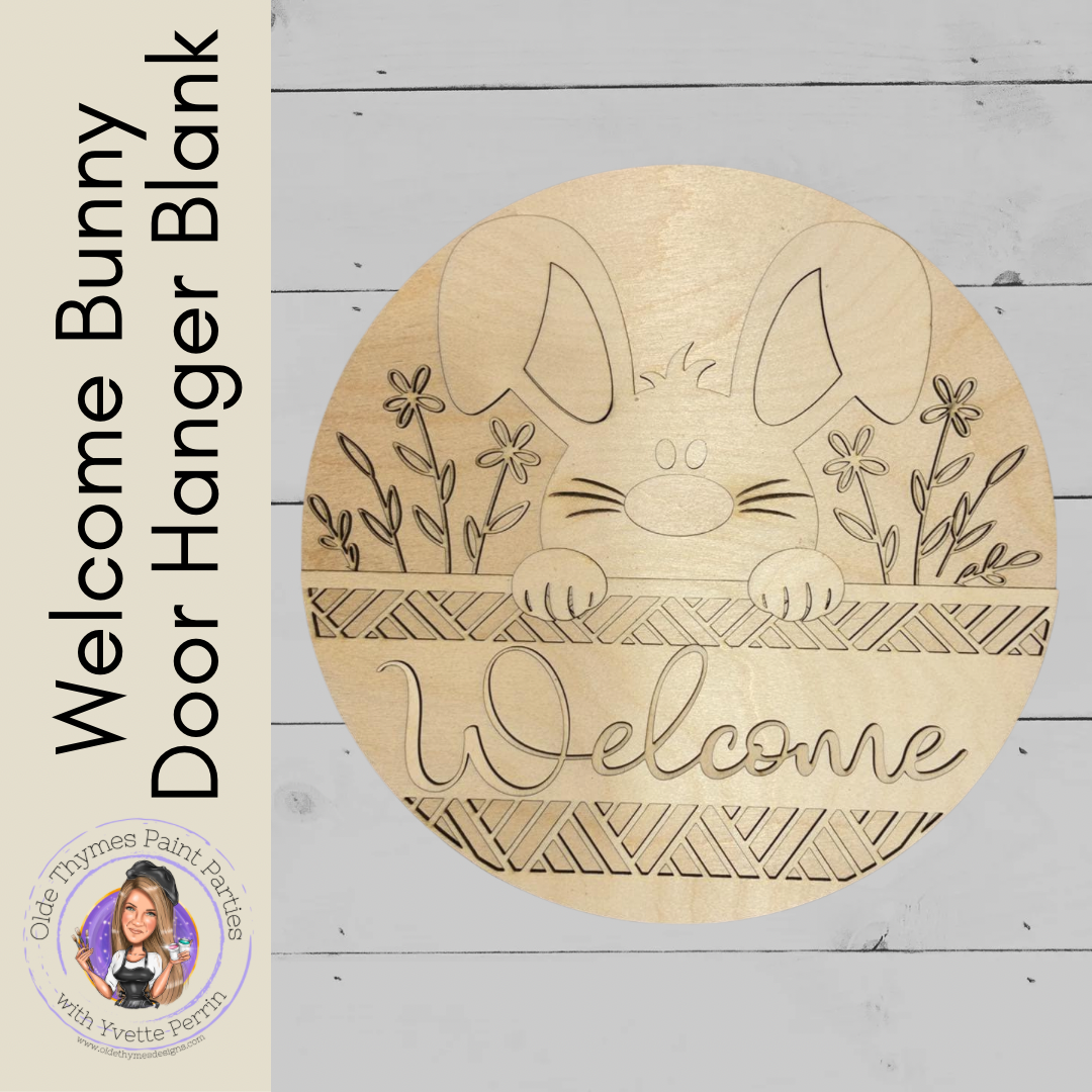 Welcome Bunny Blank
