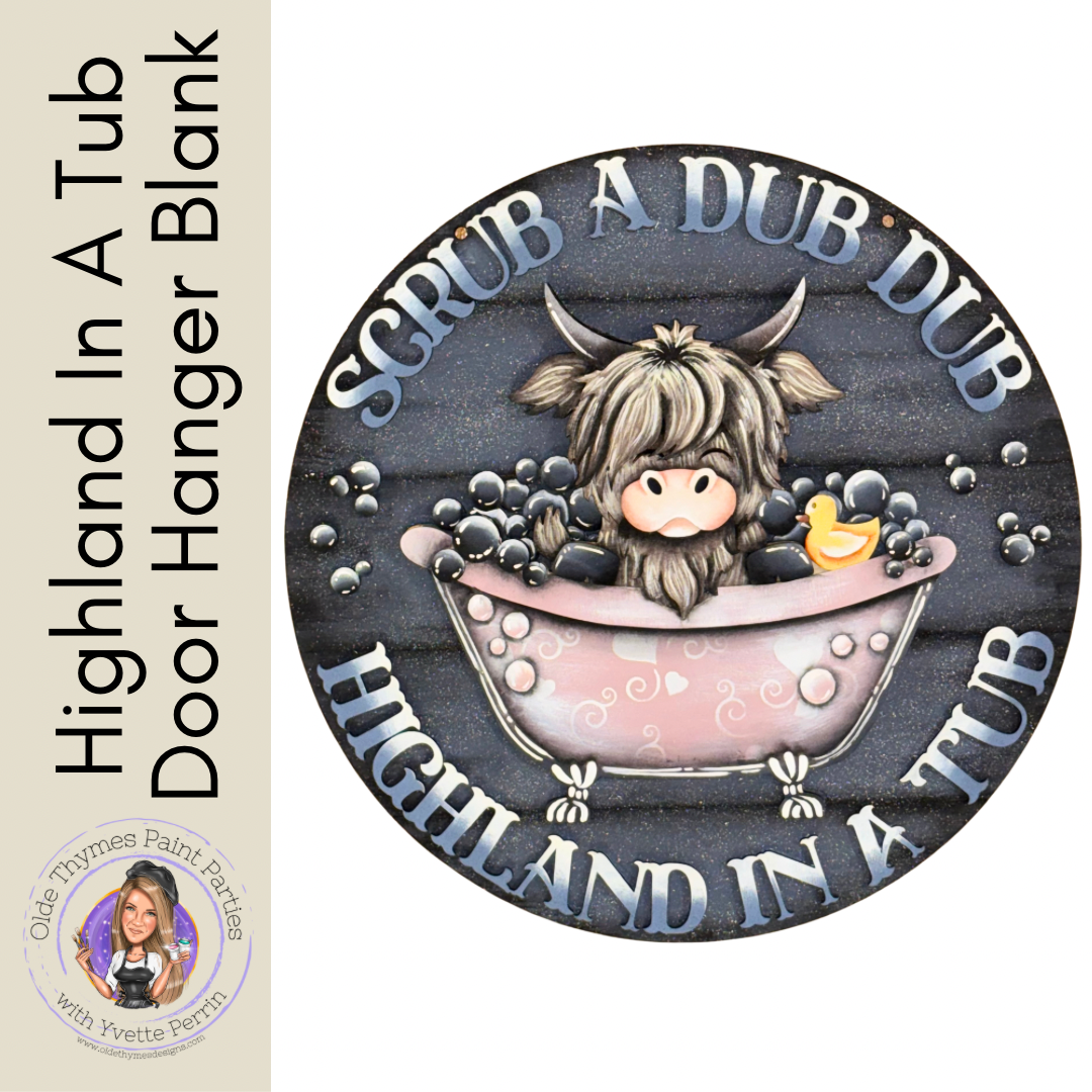 Highland In A Tub Blank