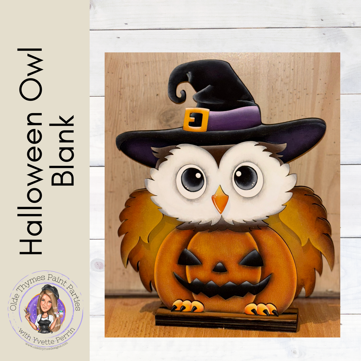 Halloween Owl Blank
