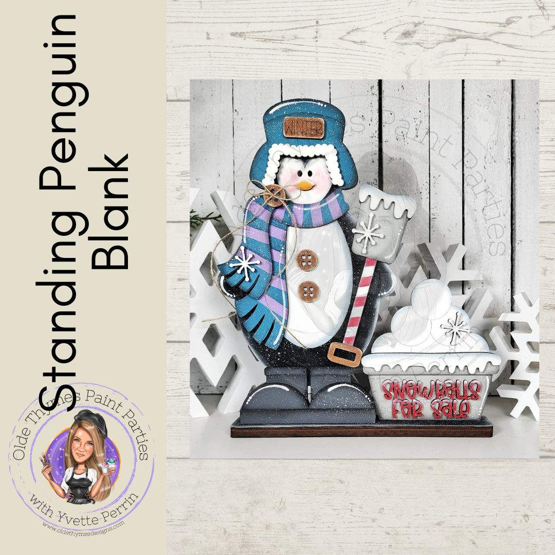 Standing Penguin Blank