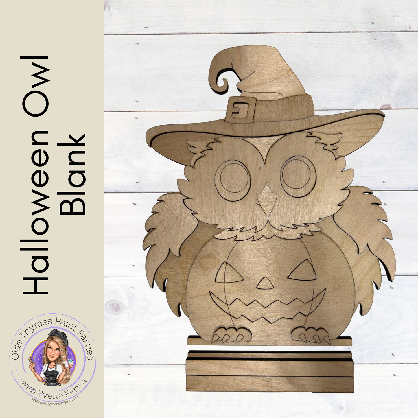 Halloween Owl Blank