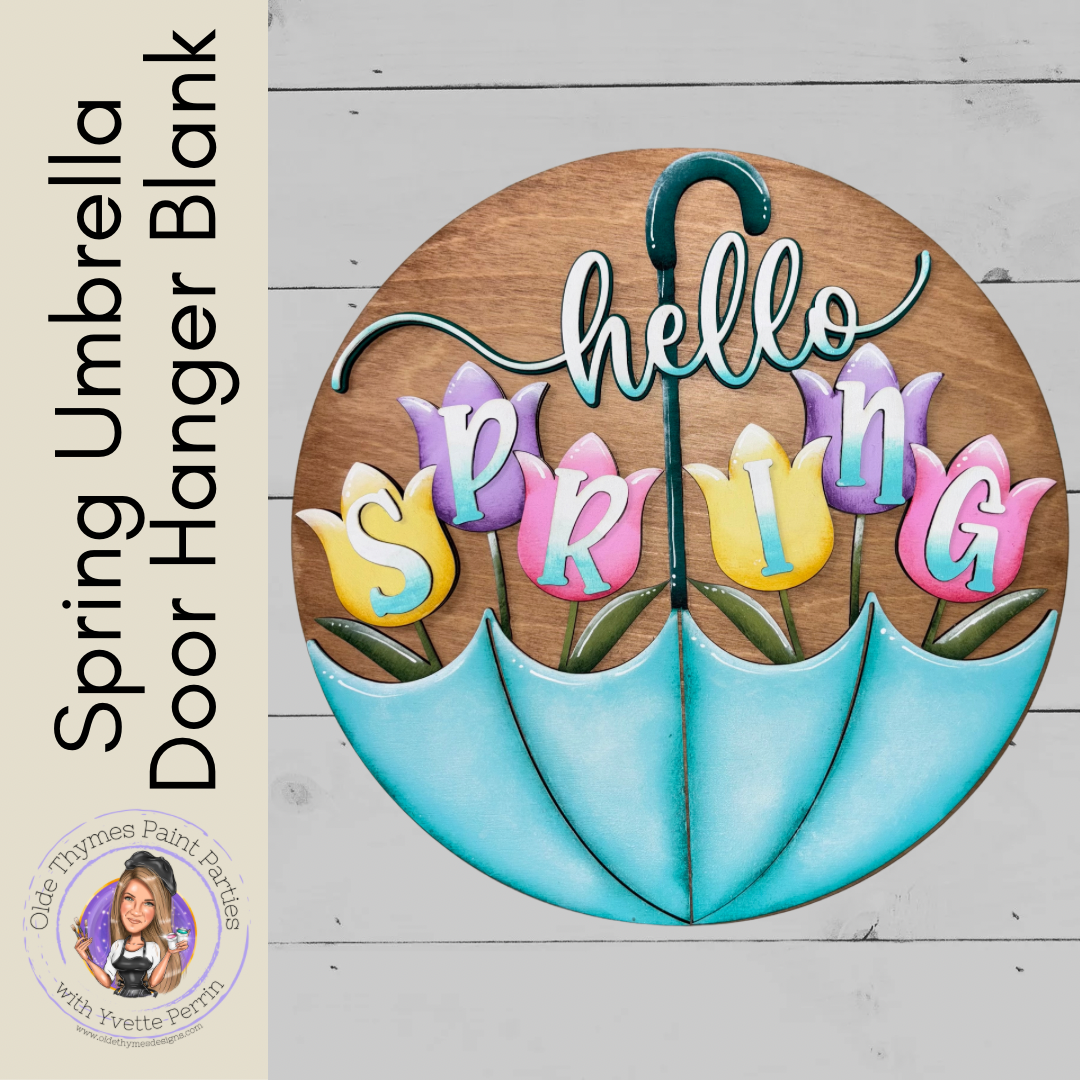 Spring Umbrella Blank
