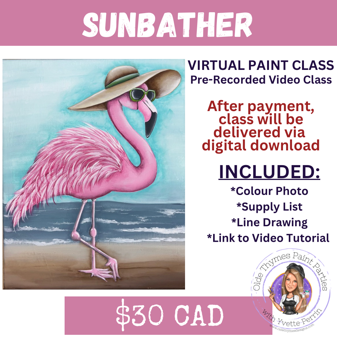 Sunbather Virtual Paint Class