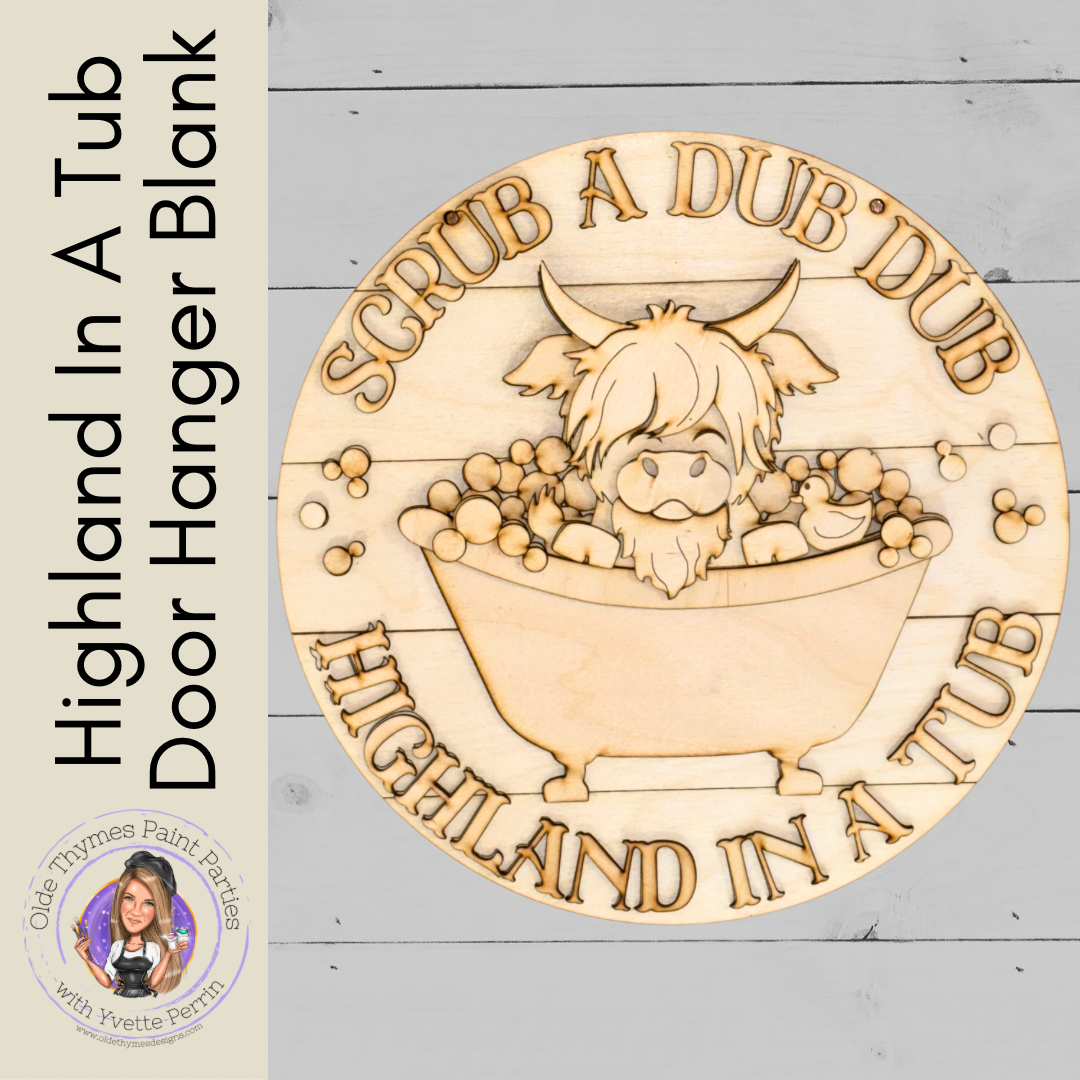 Highland In A Tub Blank