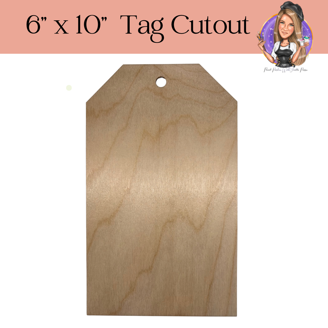 6” x 10” Tag Blank
