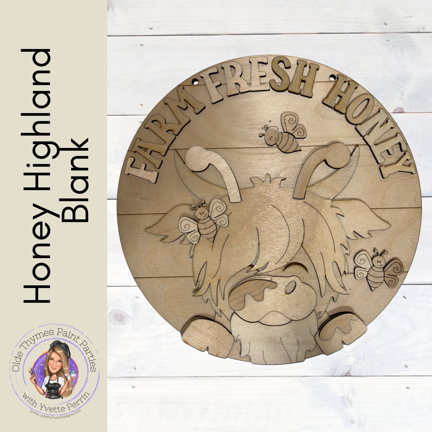 Honey Highland Blank