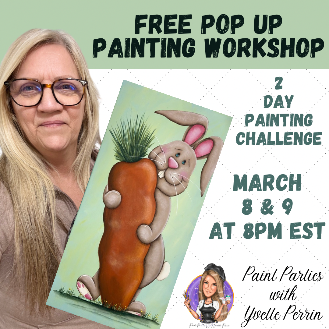 Spring Bunny FREE Painting Workshop