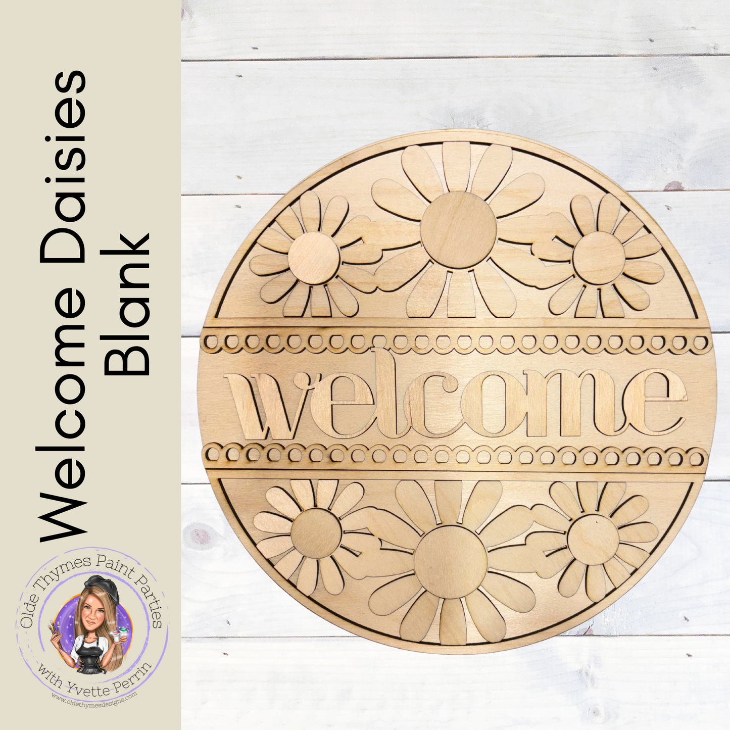 Welcome Daisies Blank