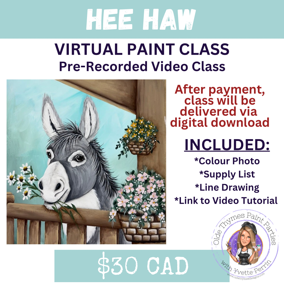 Hee Haw Virtual Paint Class