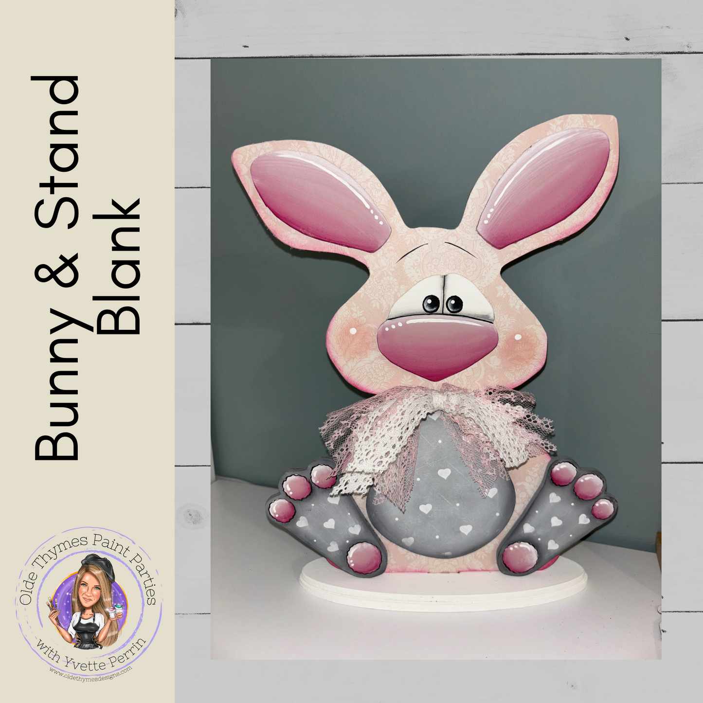 Bunny and Stand Blank