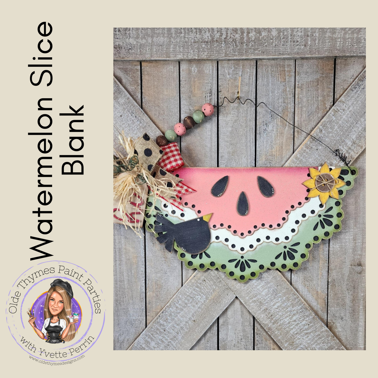 Watermelon Slice Blank