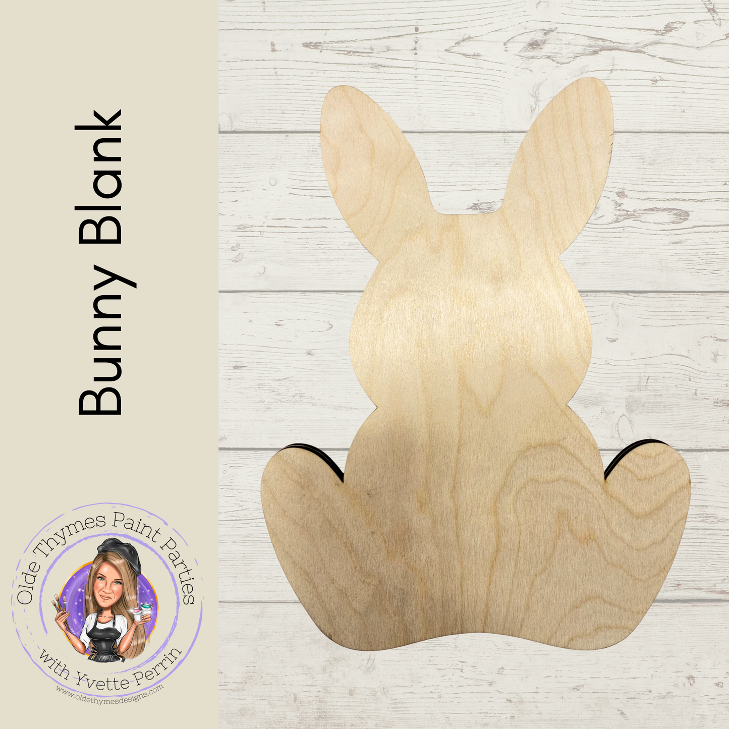 Bunny Cutout Blank