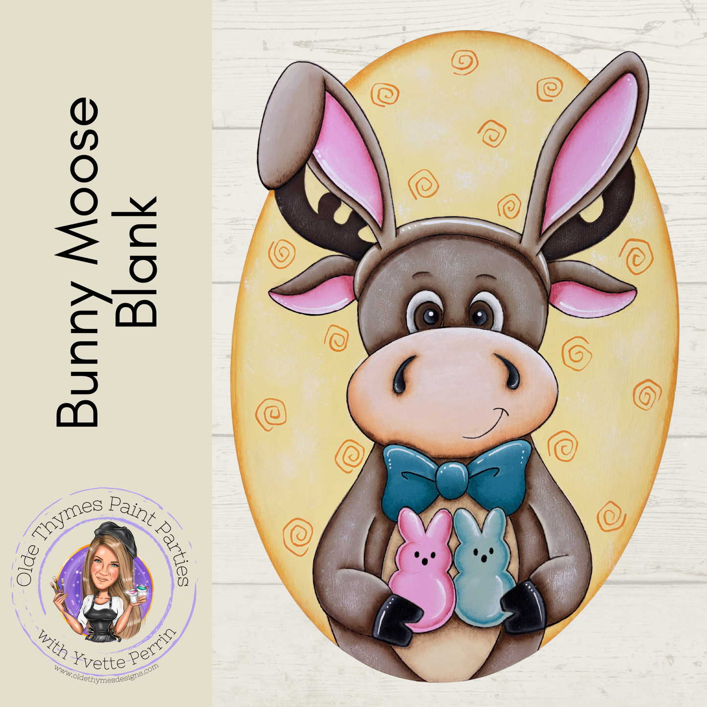 Bunny Moose Blank