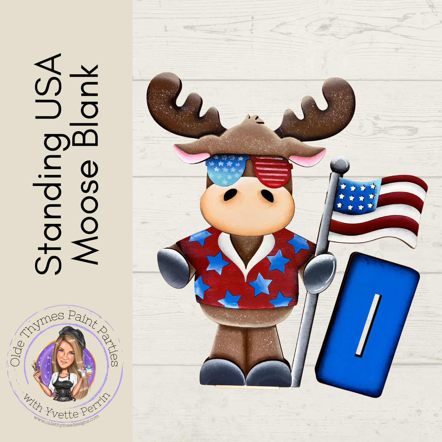 USA Moose Blank