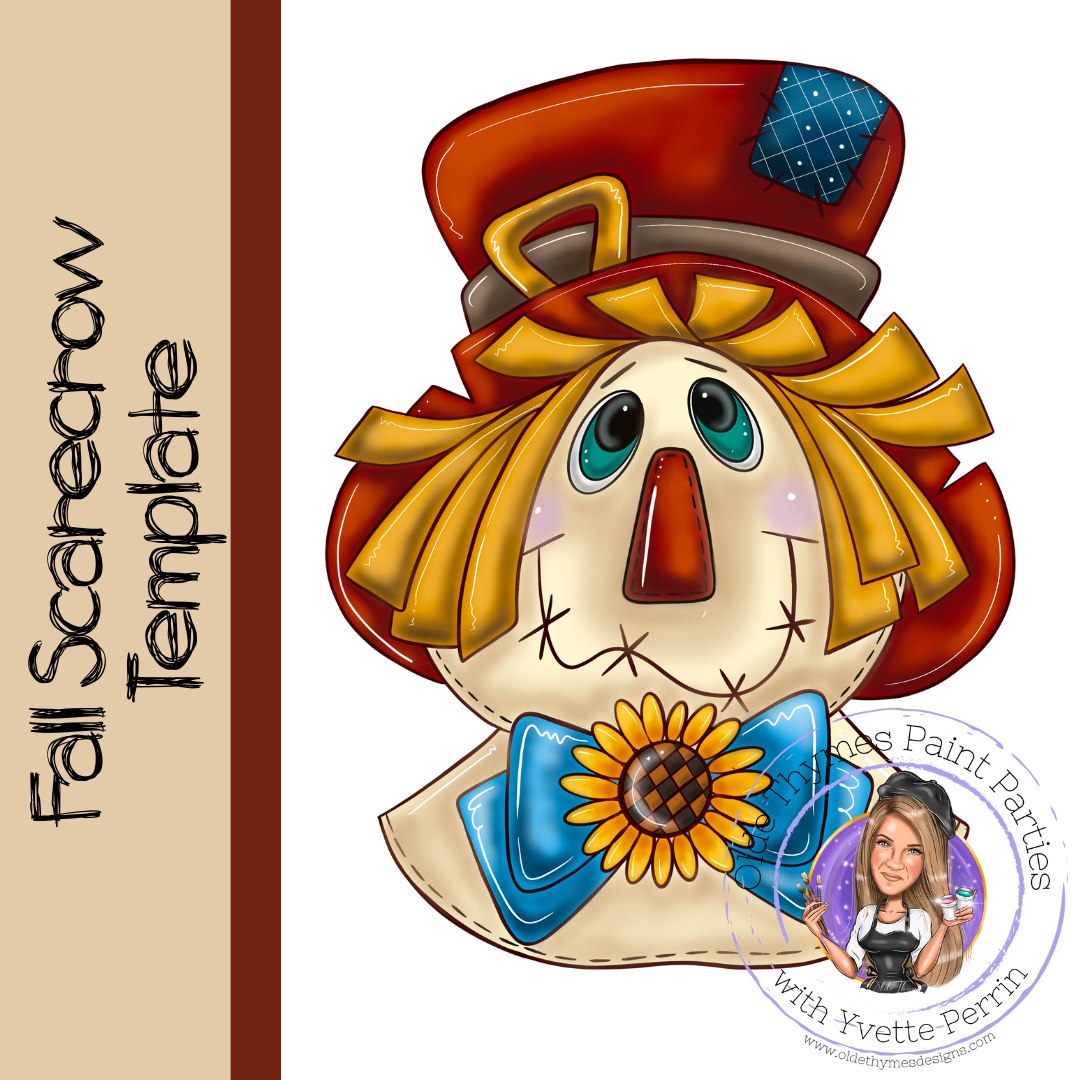 Fall Scarecrow Template