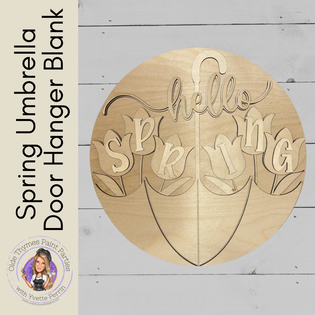 Spring Umbrella Blank