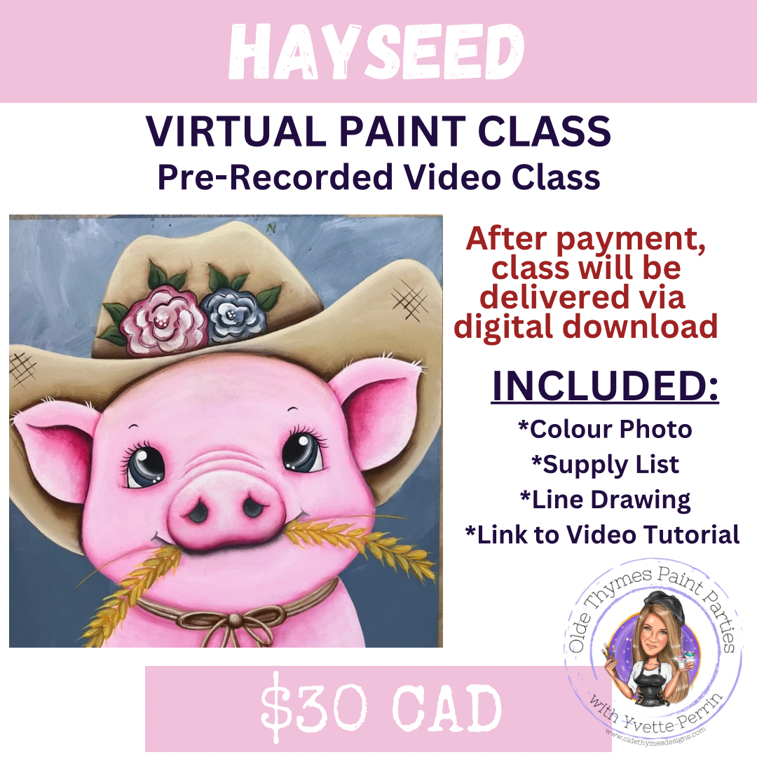 Hayseed Virtual Paint Class