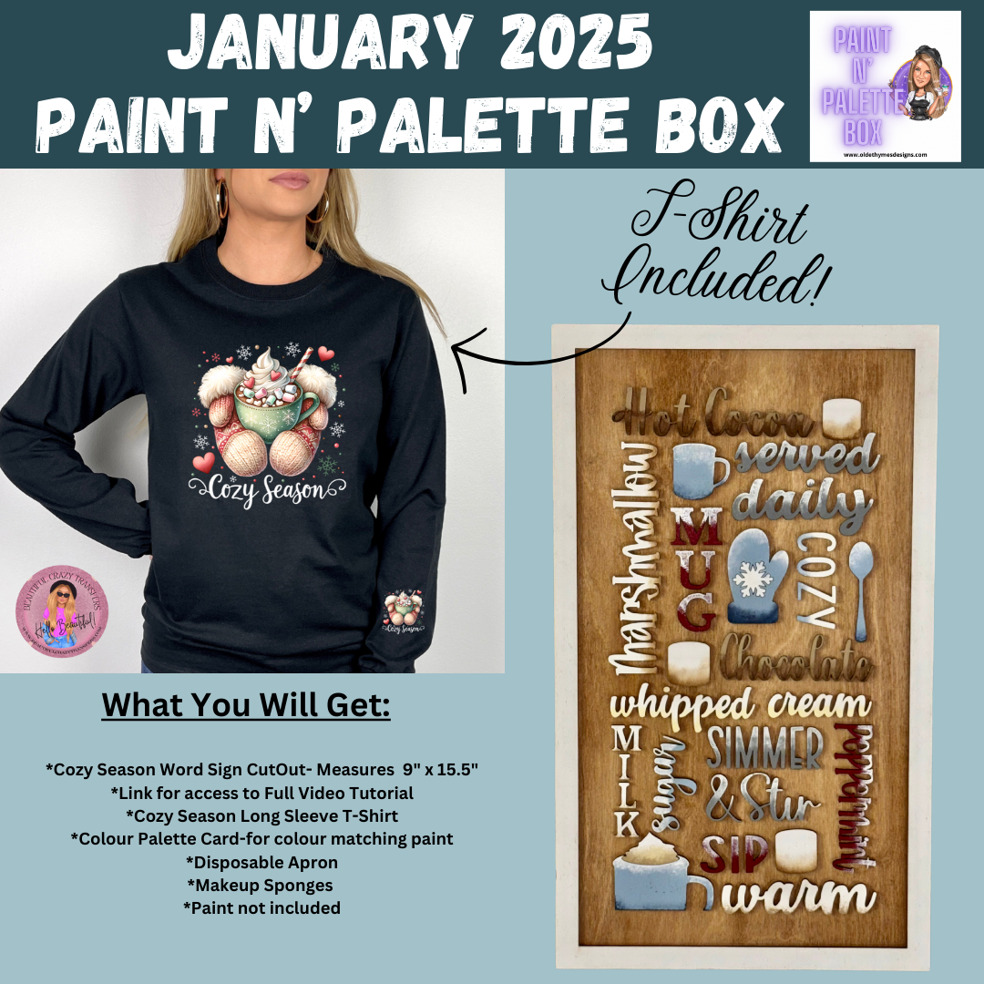 January 2025 Paint Box