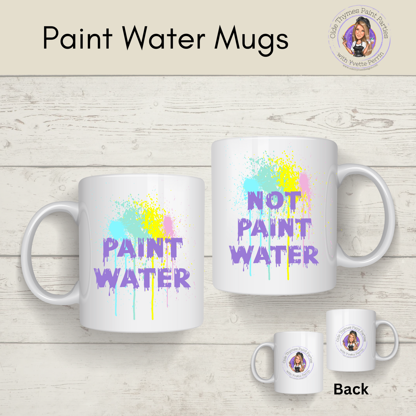 Paint Water Mugs