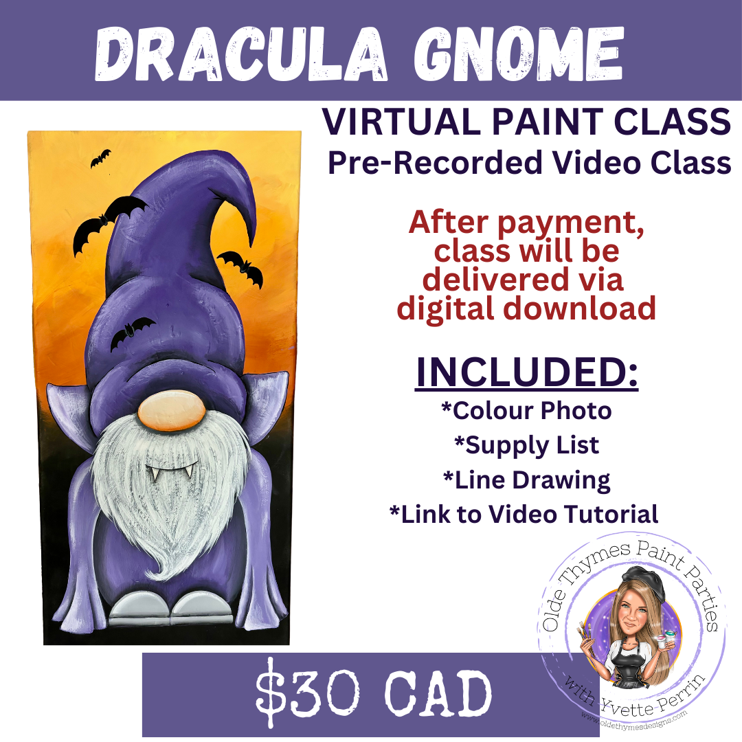 Dracula Gnome Virtual Paint Class
