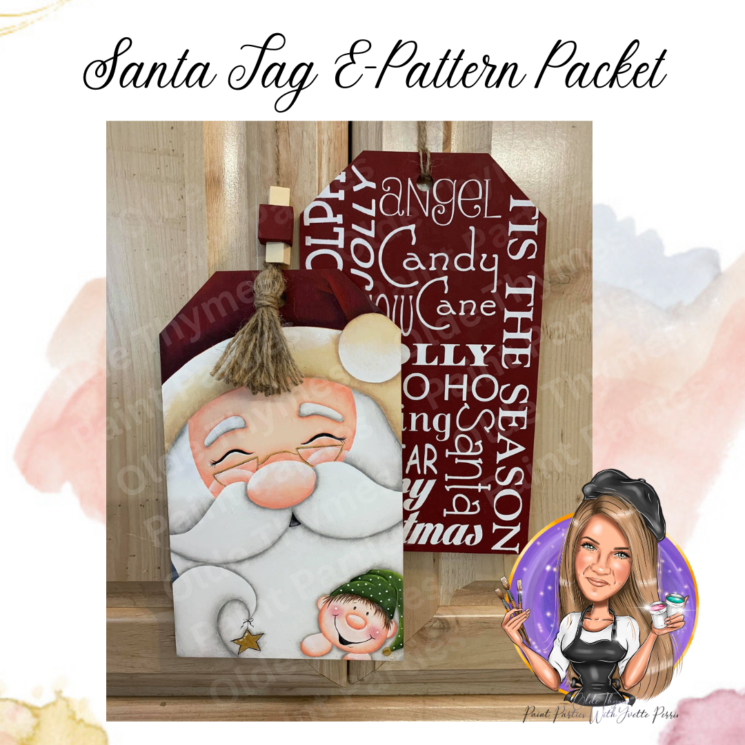 Santa Tag E-Pattern Packet