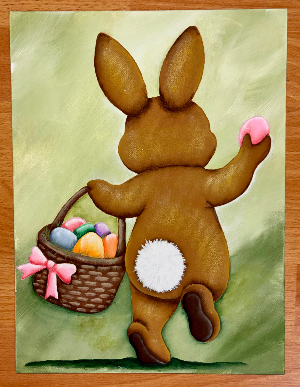 S-Easter Bunny Painting