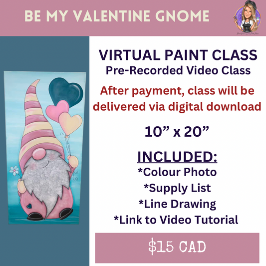 Be My Valentine Virtual Paint Class