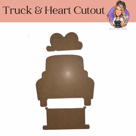 Truck & Hearts CutOut