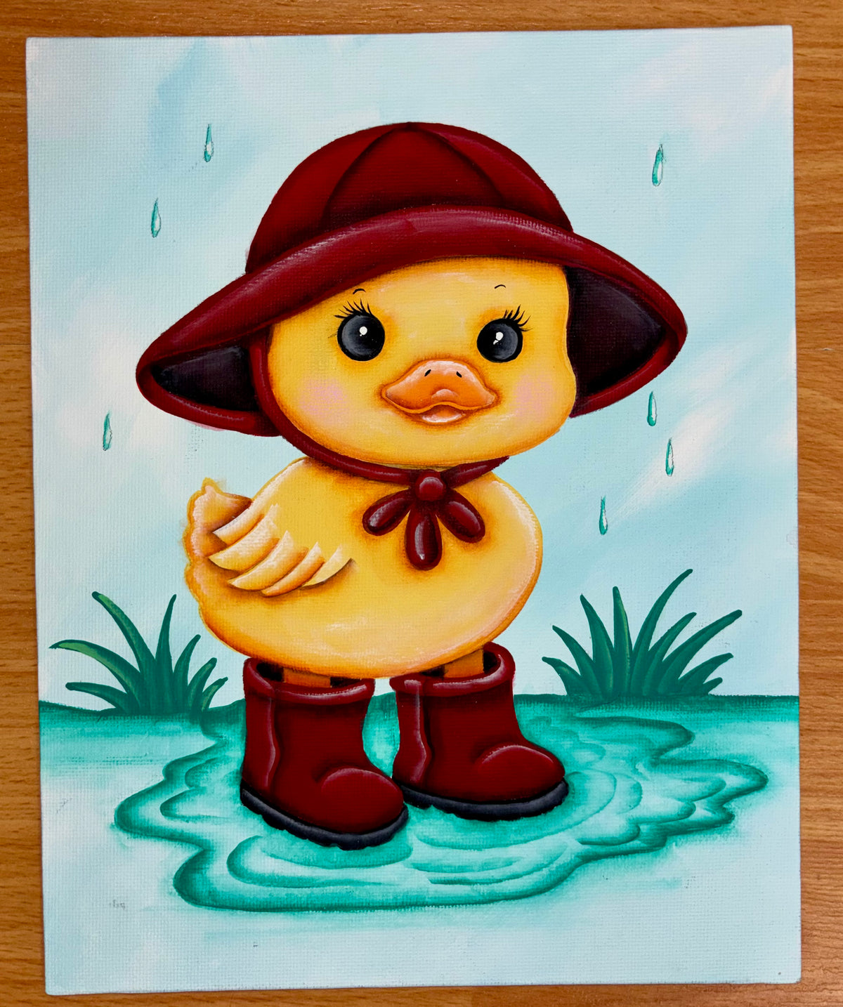 S-Spring Duck Painting