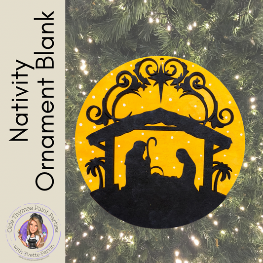 Nativity Ornament Blank