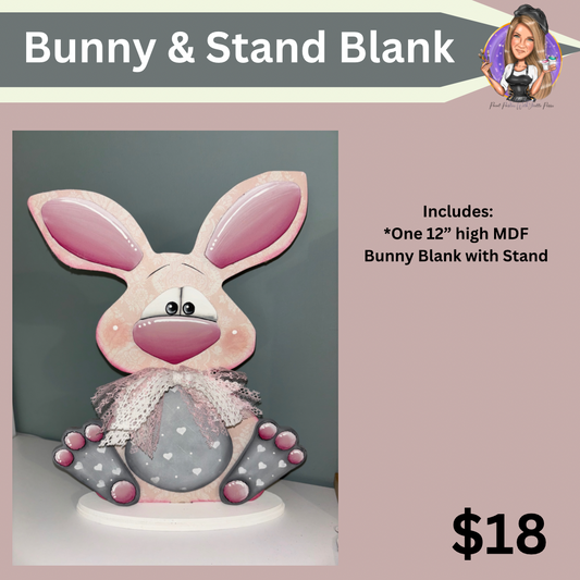 Bunny and Stand Blank