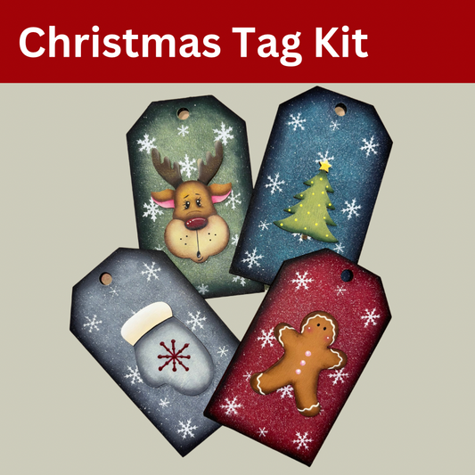 Christmas Tag Kit-Set of 4