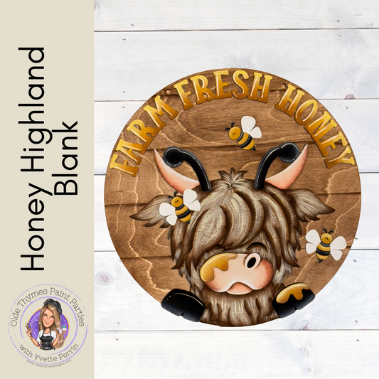 Honey Highland Blank