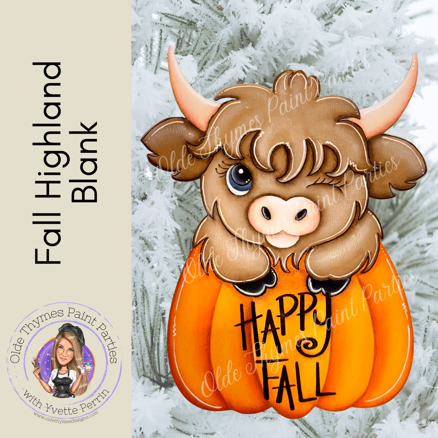 Fall Highland Blank
