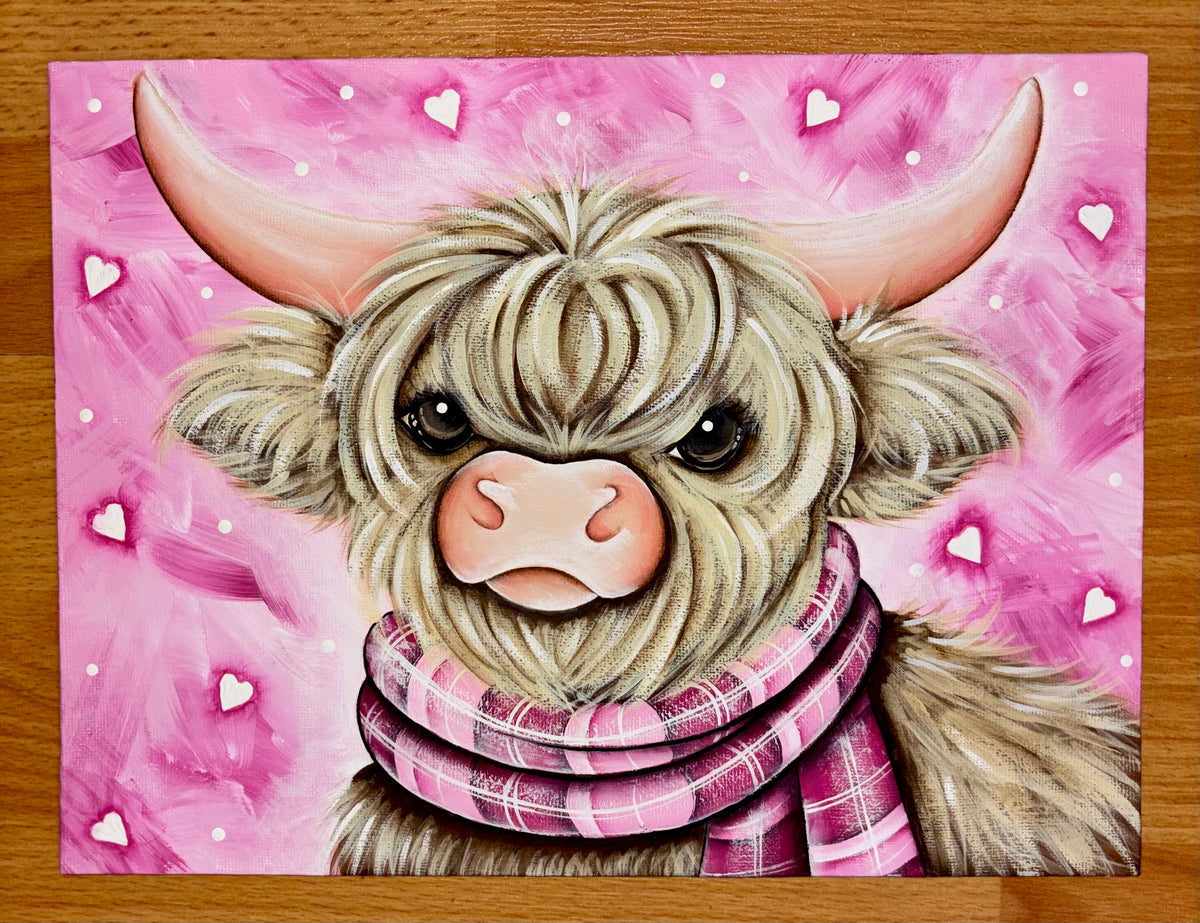 S-Valentine Highland Painting