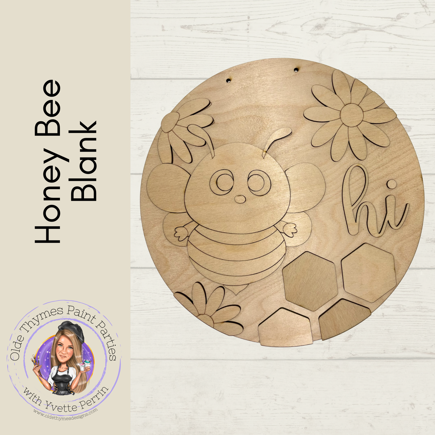 Honey Bee Blank