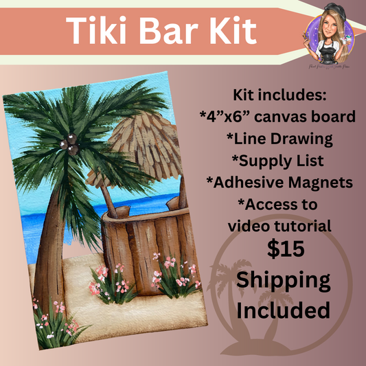 Tiki Bar Magnet Kit