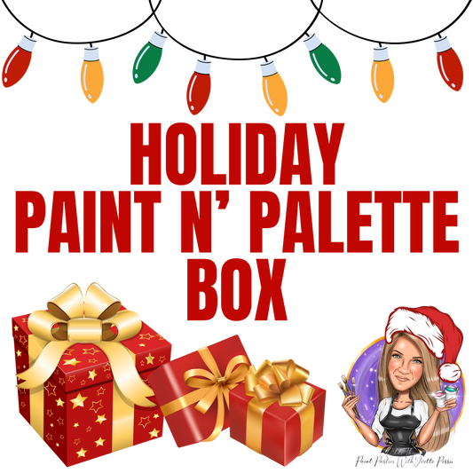 Deluxe Holiday Paint N' Palette Box