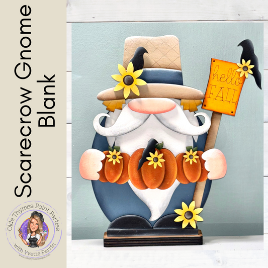 Scarecrow Gnome Blank