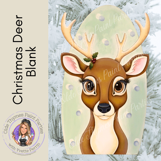 Christmas Deer Blank