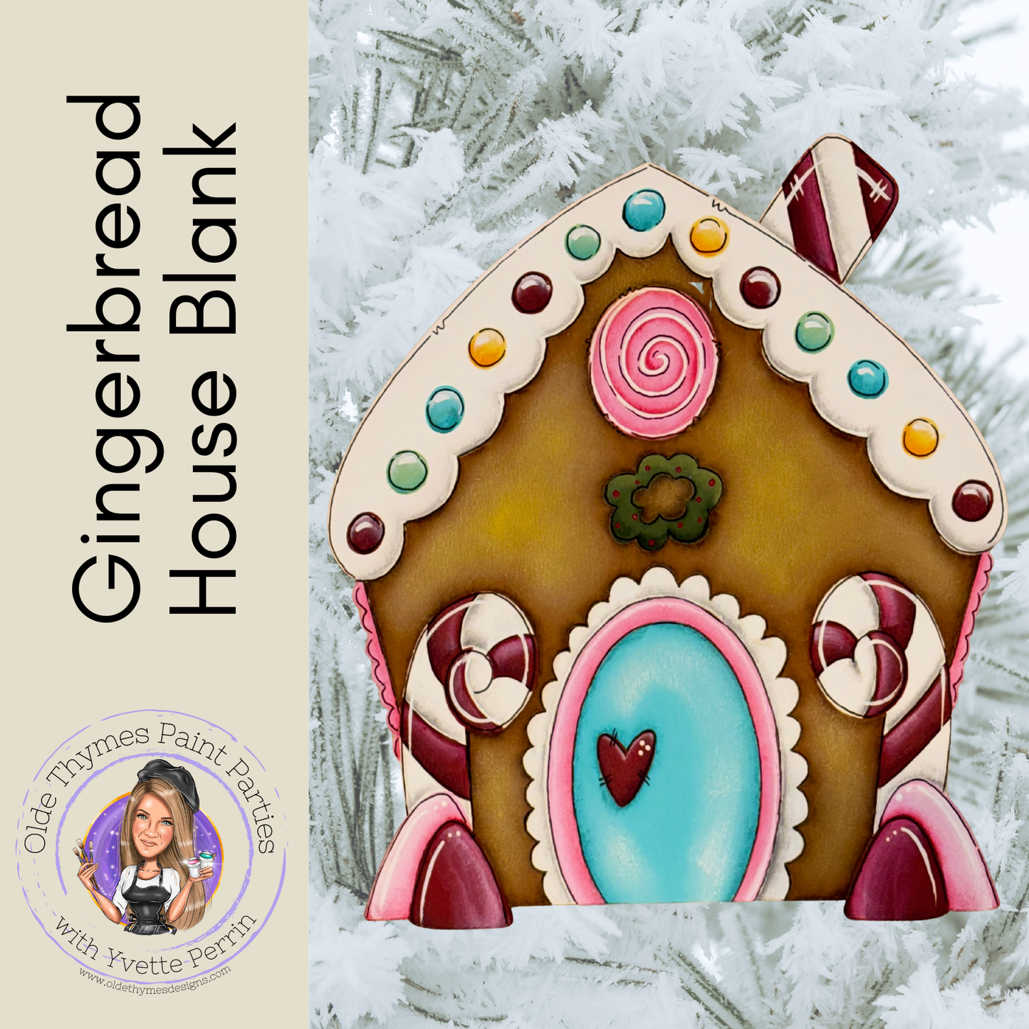 Gingerbread House Blank