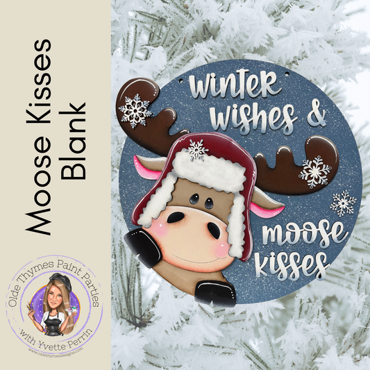 Moose Kisses Blank