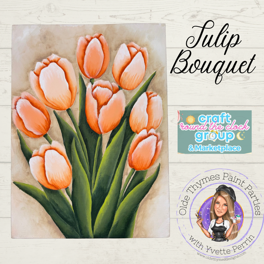 CRtC Tulips Bouquet Template
