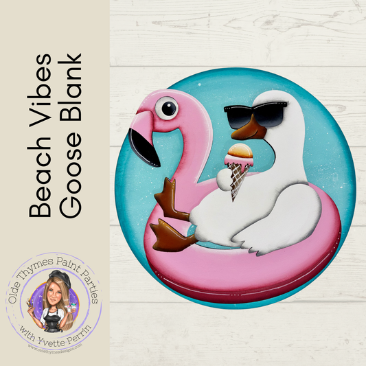 Beach Vibes Goose Blank
