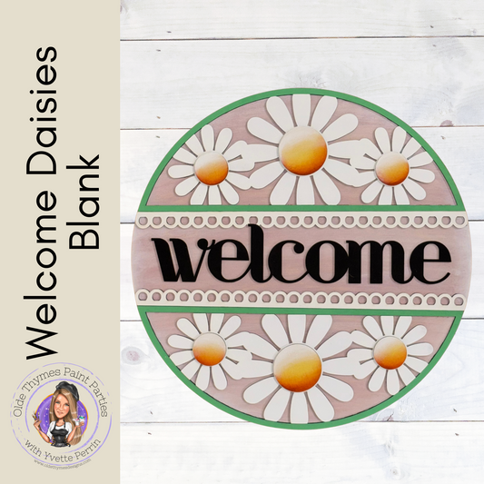 Welcome Daisies Blank