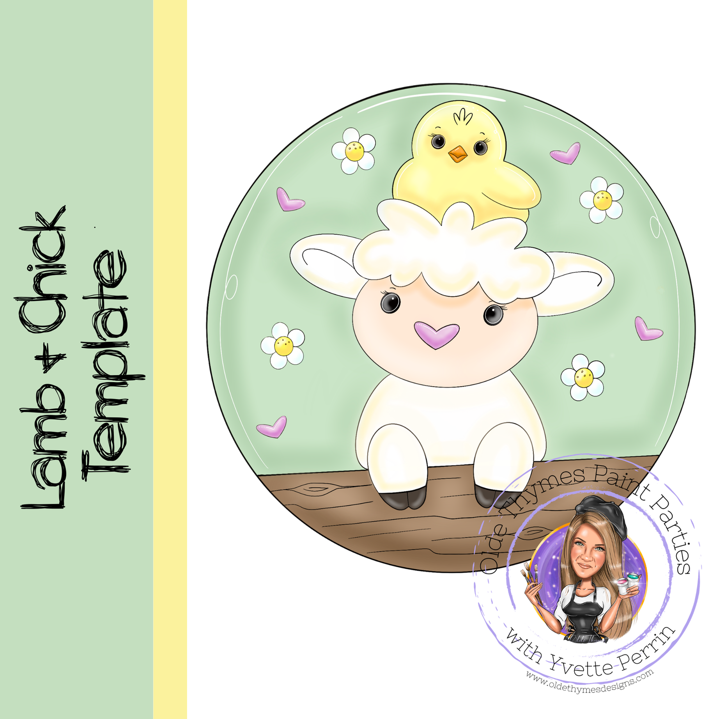 Lamb & Chick Template