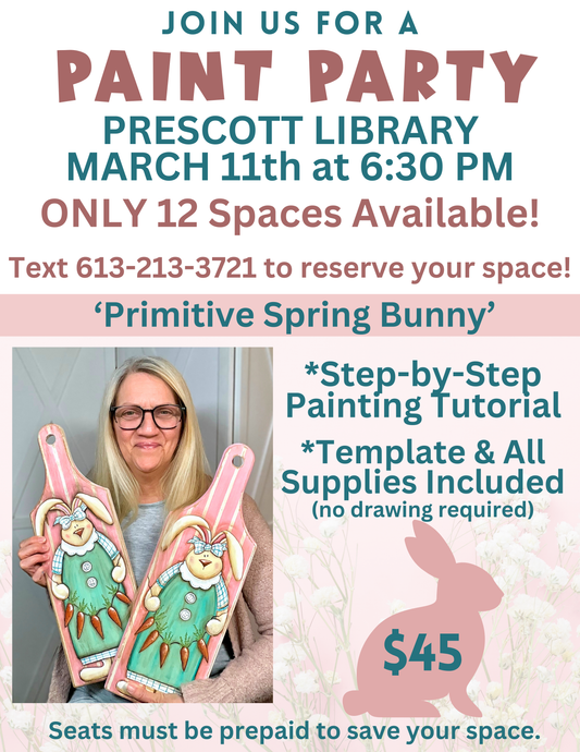 Prescott Public Library Paint Party