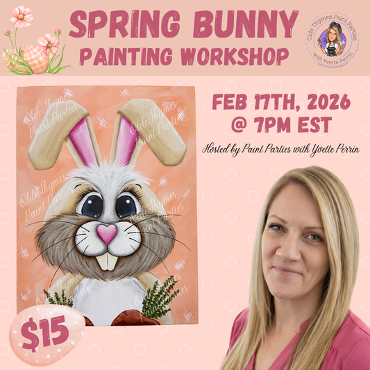Spring Bunny 2026 Painting Workshop