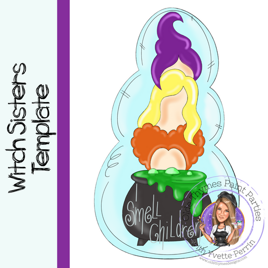 Witch Sisters Template