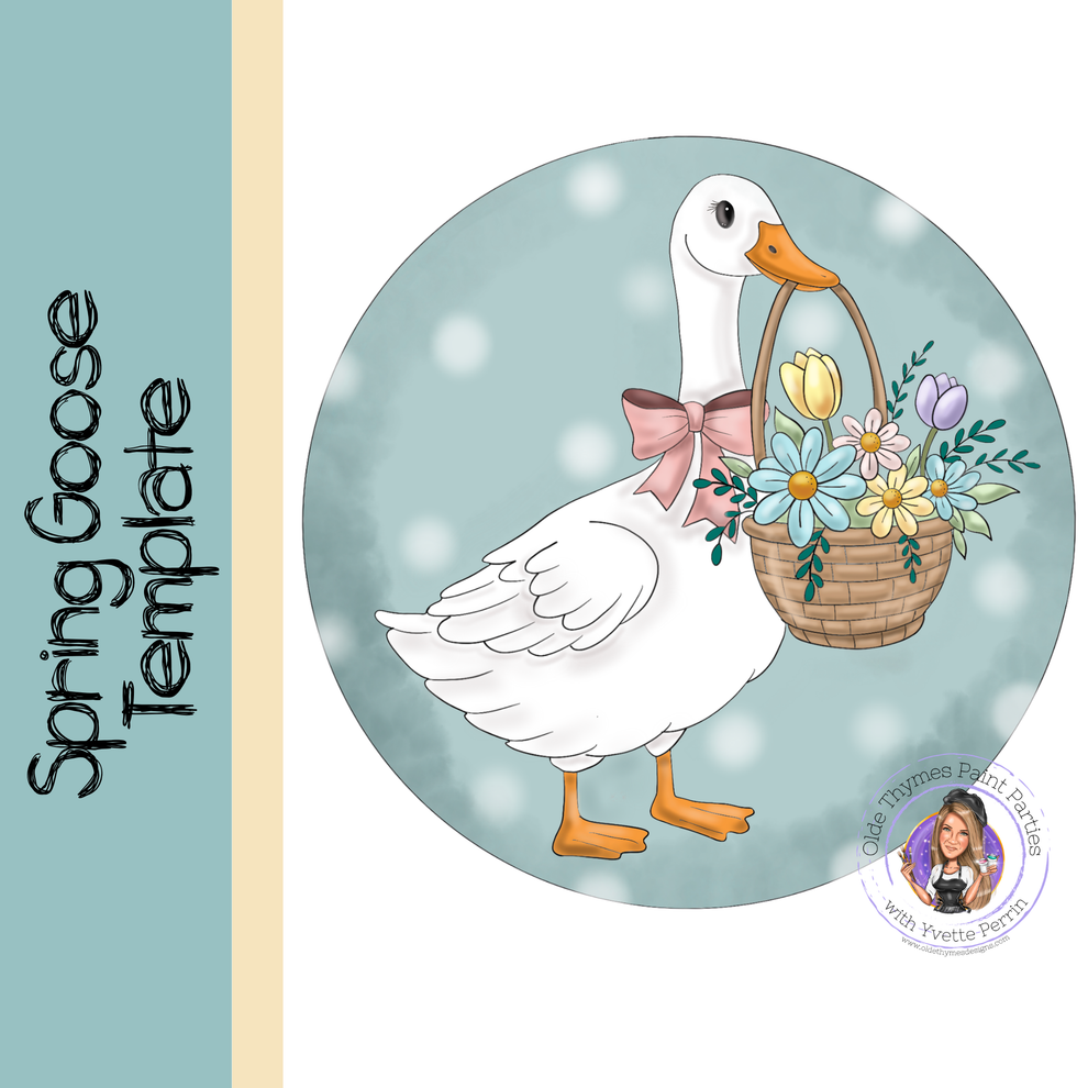 Spring Goose Template – OldeThymesPaintParties